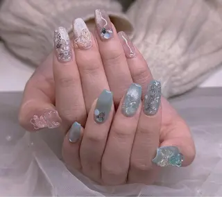 ネイル 長さだし専門店 M2　rikaのネイルデザイン