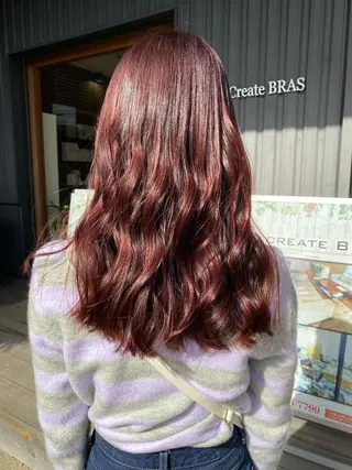 ロング BRAS ナカガワのヘアスタイル