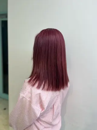 セミロング カラー ヘアアレンジ 愛されカラー🩷 はるなのヘアスタイル