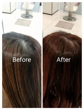 セミロング カラー EARTH 浜松志都呂店所属・髪質改善×カラー🌈 ふたばのヘアスタイル