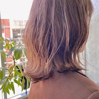 ミディアム カラー ヘアアレンジ tane.所属・【ダメージレス施術】 【透明感】北村 拓也のヘアスタイル