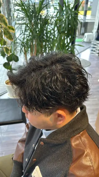 メンズ arika オケシ　リョウダイのヘアスタイル