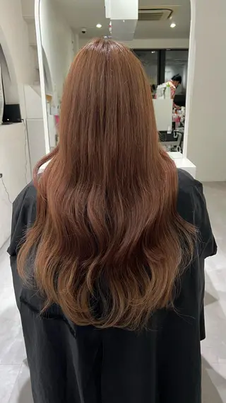 カラー HONO/韓国 🇰🇷大阪エクステのヘアスタイル