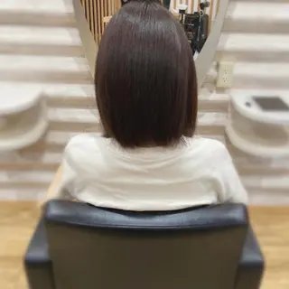 ミディアム カラー 『艶髪』で印象が激変 ！髪質改善専門KONのヘアスタイル