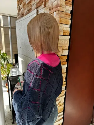 ミディアム ⭐️透け感カラー /齊藤容史⭐️のヘアスタイル