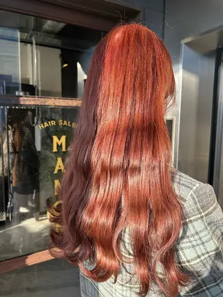 ロング カラー 滝本 和叶のヘアスタイル