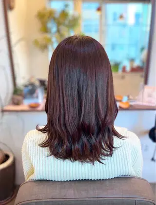 ミディアム カラー mu-kichi 吉祥寺所属・白石枝梨🌈 mu-kichi🌈のヘアスタイル