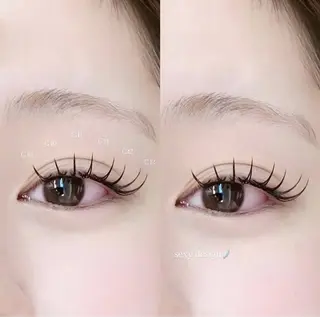 マツエク・マツパ Sacco栄 夏山のマツエク・マツパデザイン