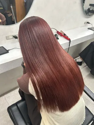 ロング カラー 🌷HARU 暖色/ヘアセット🫧のヘアスタイル