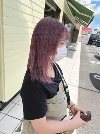 セミロング 具志 正太のヘアスタイル