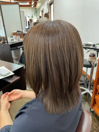 ミディアム La Ruelle yoko🐈髪質改善のヘアスタイル