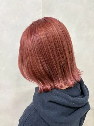 ミディアム カラー 石川 聖奈のヘアスタイル