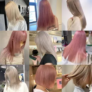 ミディアム カラー 清水 亮太／赤み消しカラーのヘアスタイル