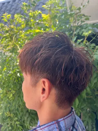 ショート カラー メンズ 竹内 翼のヘアスタイル