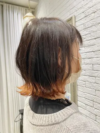 カラー 福田 里央のヘアスタイル