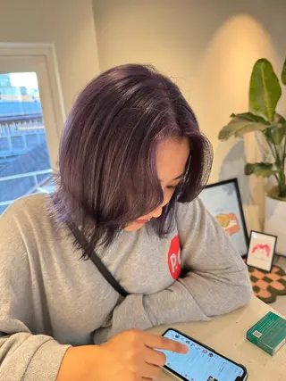 カラー ayaka♡ 柔らかカラーのヘアスタイル