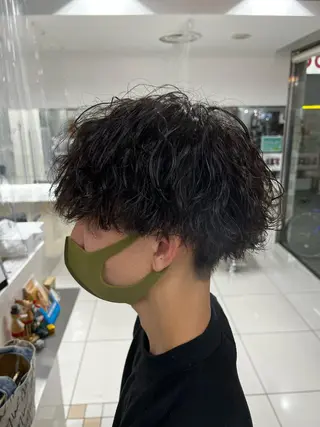 パーマ メンズ 髪質改善美容室bokuno町田店所属・メンズ＆髪質改善縮毛 矯正【平山🔥拓哉】のヘアスタイル