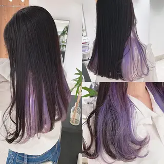 ロング カラー 渋谷:インナーカラー ／🍒エリカ🍒のヘアスタイル