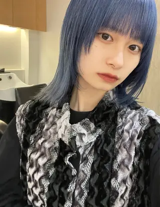 ミディアム GO TODAY SHAiRE SALON 原宿本店所属・REINA/ブリーチ /ハイトーン/原宿のヘアスタイル