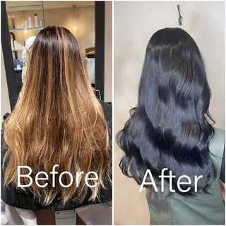 ロング カラー 泉 堅也のヘアスタイル