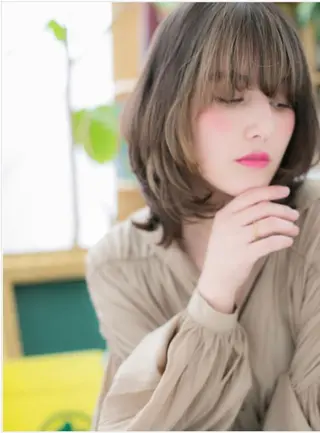 ミディアム カラー パーマ cover hair bliss 川口東口SOGO店所属・後悔はさせません 🔥💪千原一輝のヘアスタイル