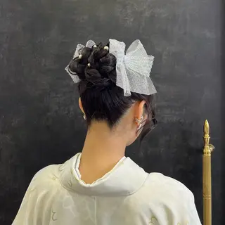 ロング ヘアアレンジ ヘアセット･ネイル 🎀あんりん🎀のヘアスタイル