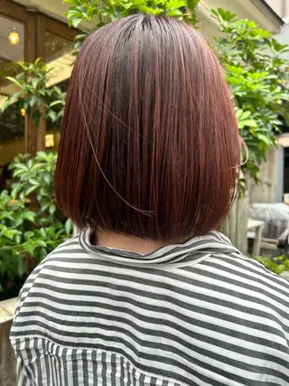 ショート カラー HairMake bo:rl所属・武島 美優のヘアスタイル