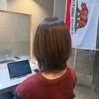 ミディアム Heath所属・Heath 姪浜 ⌇フタバのヘアスタイル