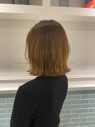 ミディアム 髪質改善レイヤー/ ボブたんの翔太のヘアスタイル