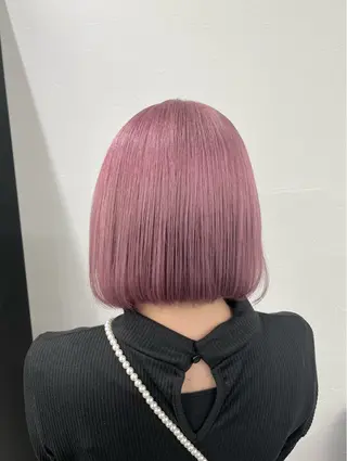 ミディアム カラー 韓国ヘア🖤/透明感 shihoのヘアスタイル