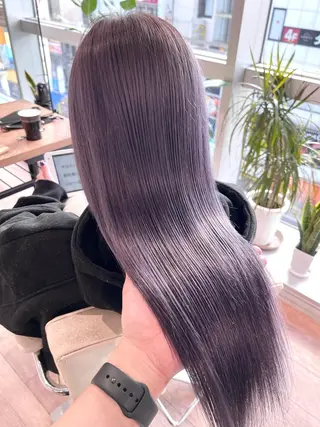 ロング カラー 立川/ブリーチ/ 髪質改善/西川翔真のヘアスタイル