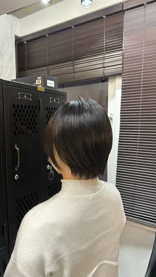 ショート 透明感カラー/似合 わせカット🤍ヒナタのヘアスタイル