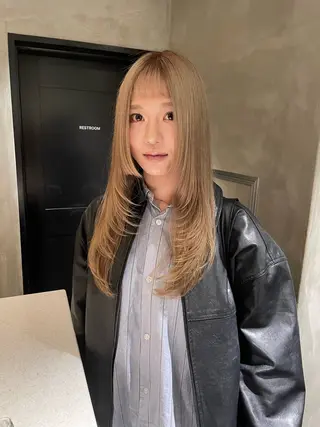 ロング カラー 🍃透明感/デザイン 店長MASARU🍃のヘアスタイル