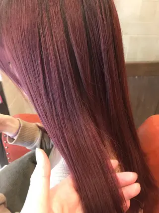 セミロング カラー特化 横川　翔希のヘアスタイル