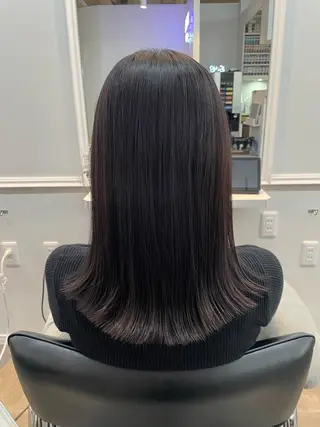 セミロング スタイリスト /仲川葵のヘアスタイル