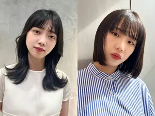 ミディアム 宮嶋 蓮のヘアスタイル