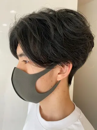 メンズ SHUN メンズパーマのヘアスタイル