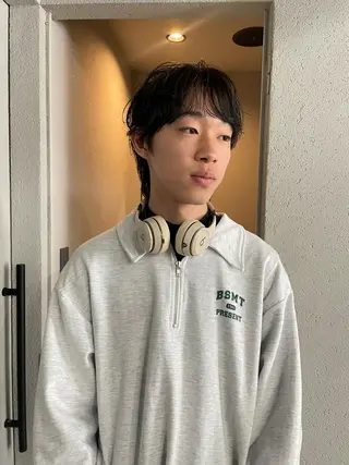 ショート メンズ 吉田一輝 外国人パーマのヘアスタイル