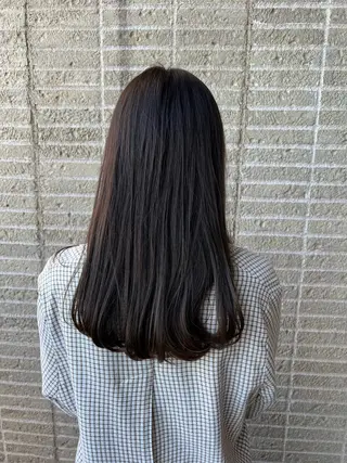 セミロング カラー パーマ ヘアアレンジ 加藤 綾華のヘアスタイル