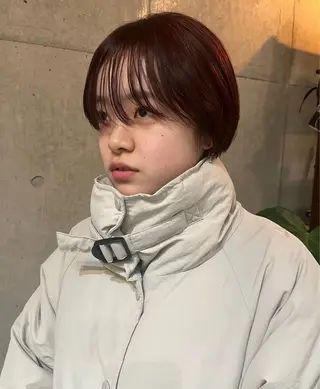 ショート カラー 無料カット/ハイ トーンカラー/きらのヘアスタイル