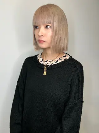 ミディアム カラー land所属・透明感カラー/レイヤ ー🌙Honokaのヘアスタイル