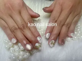 ネイル kao nail マグネット/長さだしのネイルデザイン