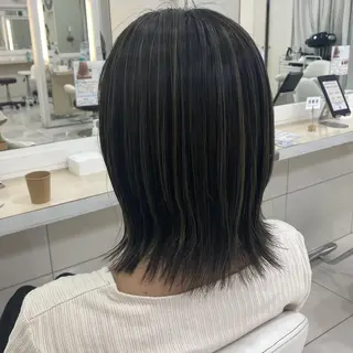 ミディアム カラー 🩶ハイライトカラー 🩶ASH西葛西鈴木のヘアスタイル