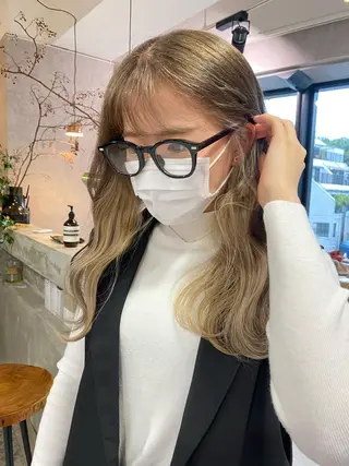 ロング カラー 髙橋 玲渚のヘアスタイル