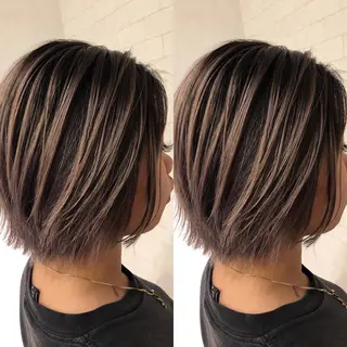 ショート カラー JILBLAN京都 ショート/ハイライトのヘアスタイル