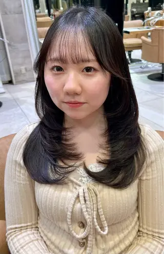 セミロング 🍯レイヤー/ボブ 🍯髪質改善️ みゆのヘアスタイル