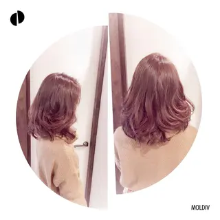 ミディアム カラー ✨縮毛矯正✨髪質改善 ナカシマ ユミのヘアスタイル