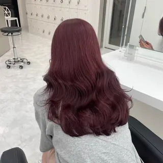 カラー ユイ☆ハイトーン ☆ブリーチデザインのヘアスタイル