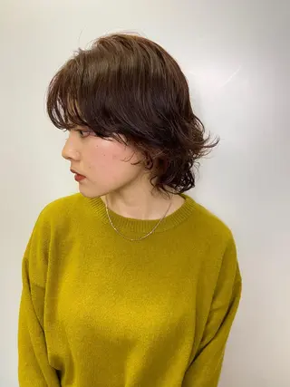 ミディアム カラー 地毛風艶カラー🌿 喜多夏海のヘアスタイル