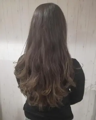 ロング カラー 西川 敏夫のヘアスタイル